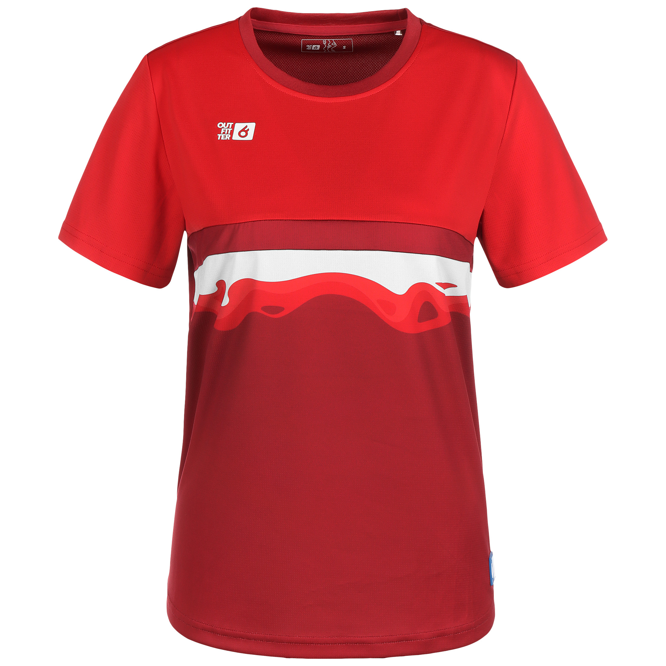 Спортивная футболка OUTFITTER Trikot OCEAN FABRICS TAHI, красный