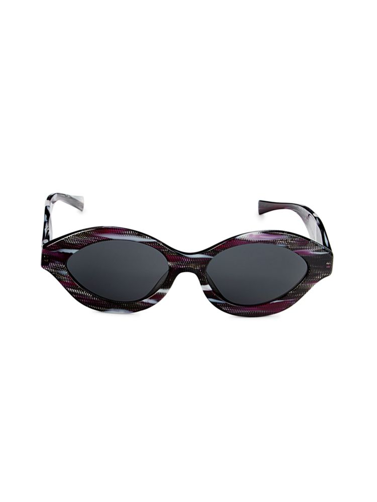 Овальные солнцезащитные очки 55MM Alain Mikli, черный alain souchon alain souchon nouvelle collection