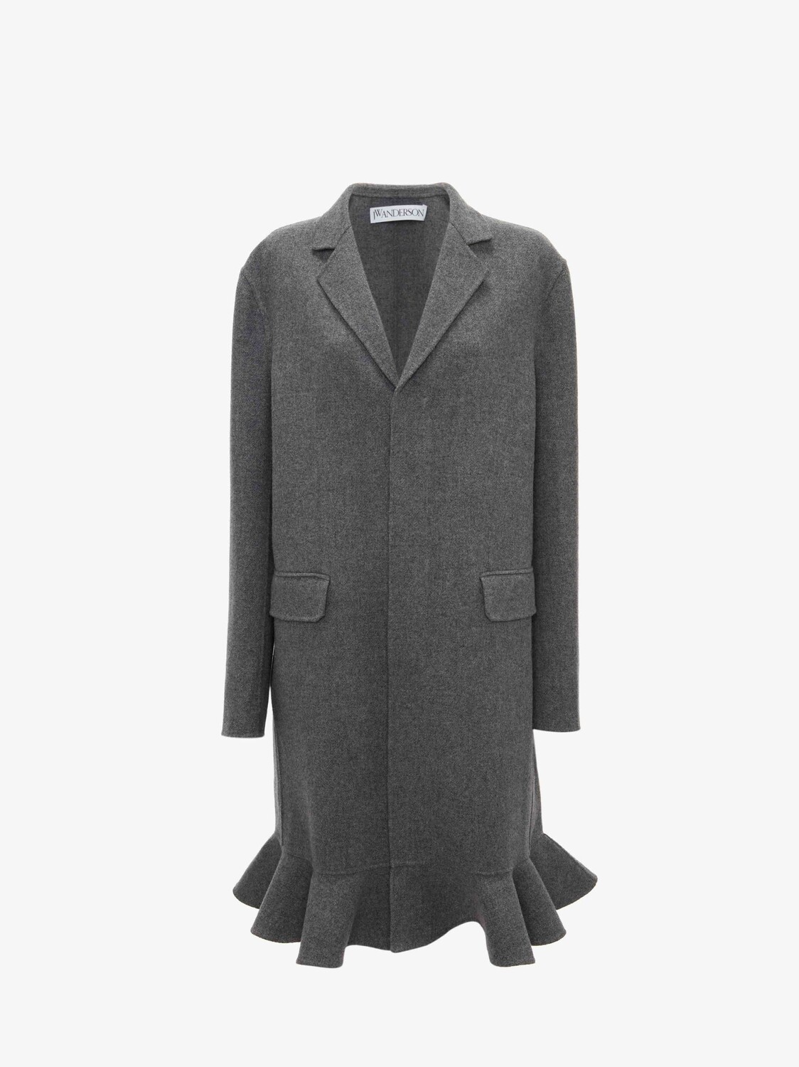 

Пальто с волонами JW Anderson, серый