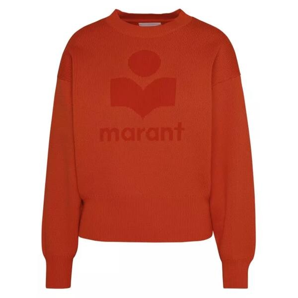 

Свитер cotton blend 'ailys' sweater shirt Etoile Isabel Marant, оранжевый