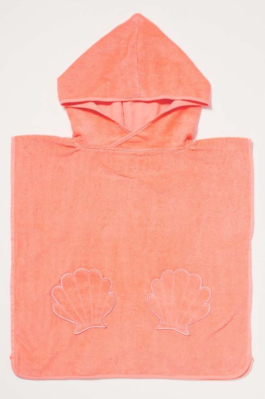 SunnyLife Детское полотенце с капюшоном, оранжевый полотенце детское nat с капюшоном с вышивкой и аппликация зайка розовый рост 116 134