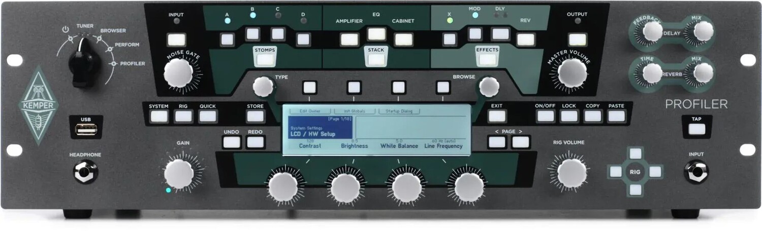 

Kemper Profiler Power Rack — головка усилителя с профилированием для монтажа в стойку, 600 Вт