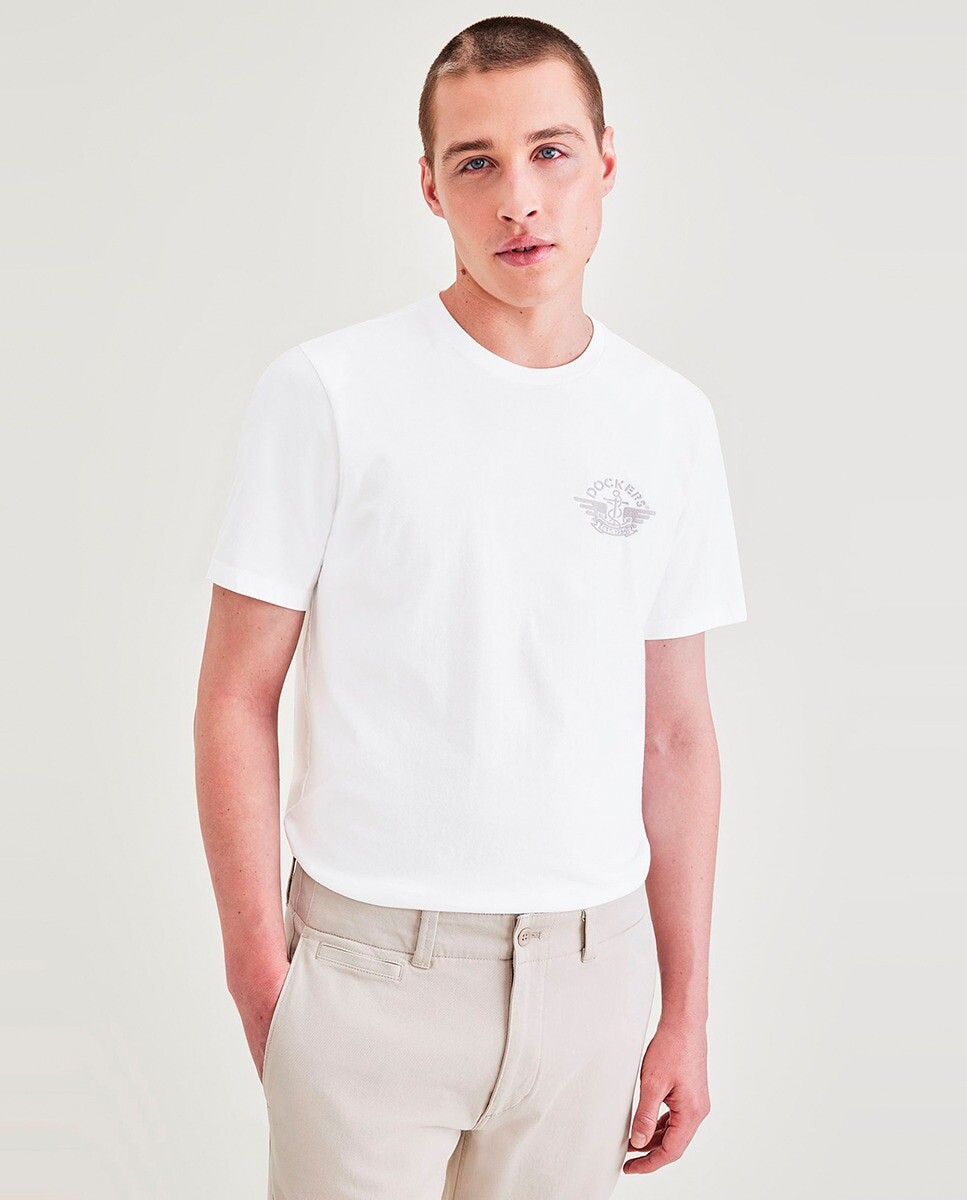 

Мужская футболка с коротким рукавом Dockers, белый