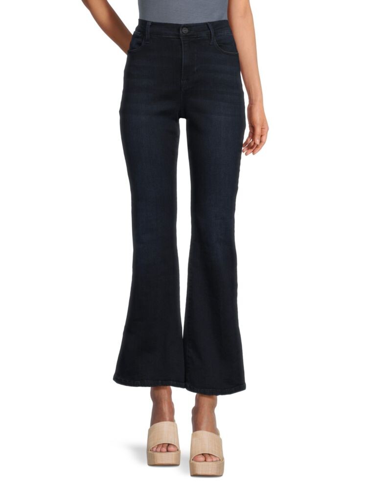 

Расклешенные джинсы Le Pixie с высокой посадкой Frame, цвет Porter Navy