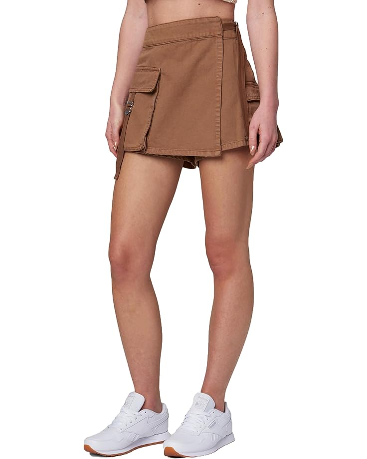 Юбка Blank NYC High-Rise Cargo Skirt, цвет Walnut Cake