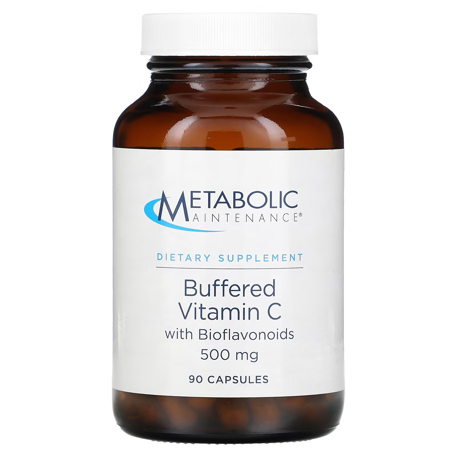 Забуференный витамин С Metabolic Maintenance для поддержания метаболизма с биофлавоноидами, 90 капсул