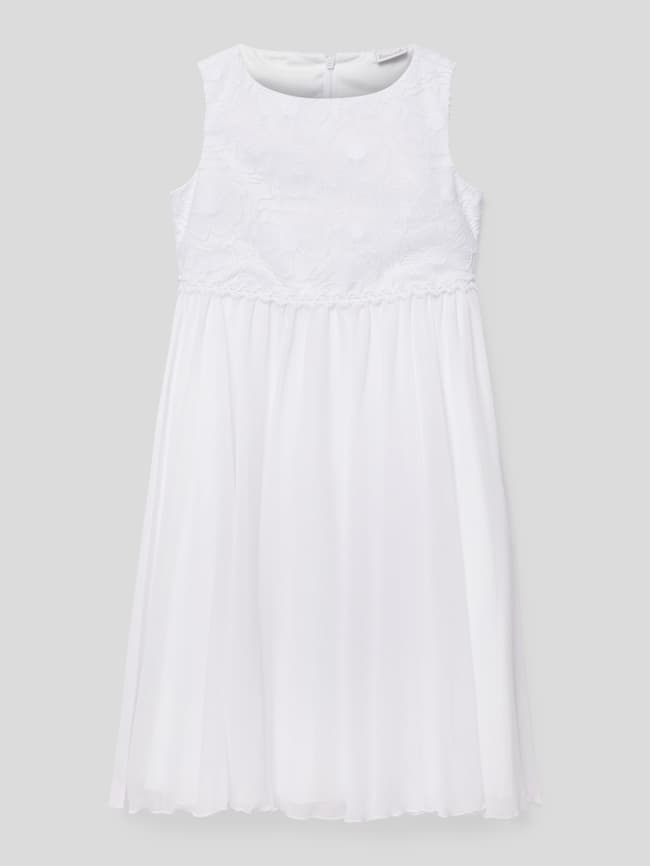 цена Платье для причастия с кружевной отделкой Weise, белый