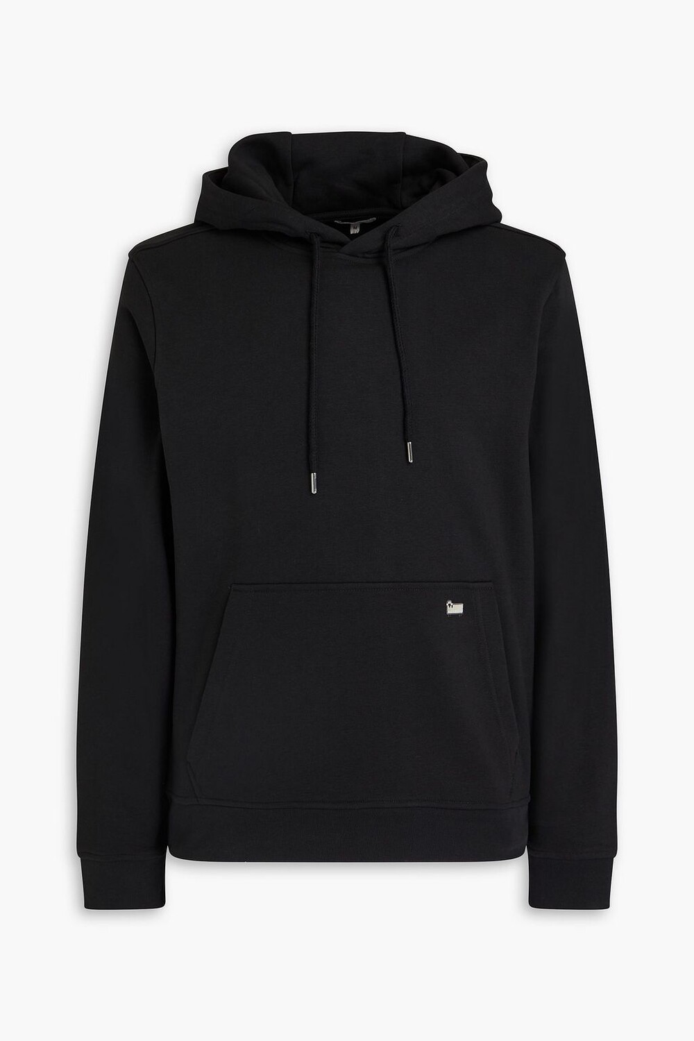 

Толстовка из органического французского хлопка с вышивкой WOOLRICH, черный