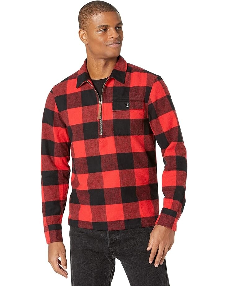 

Рубашка L.L.Bean Signature 1933 Chamois Cloth Trapper Shirt Regular, красный
