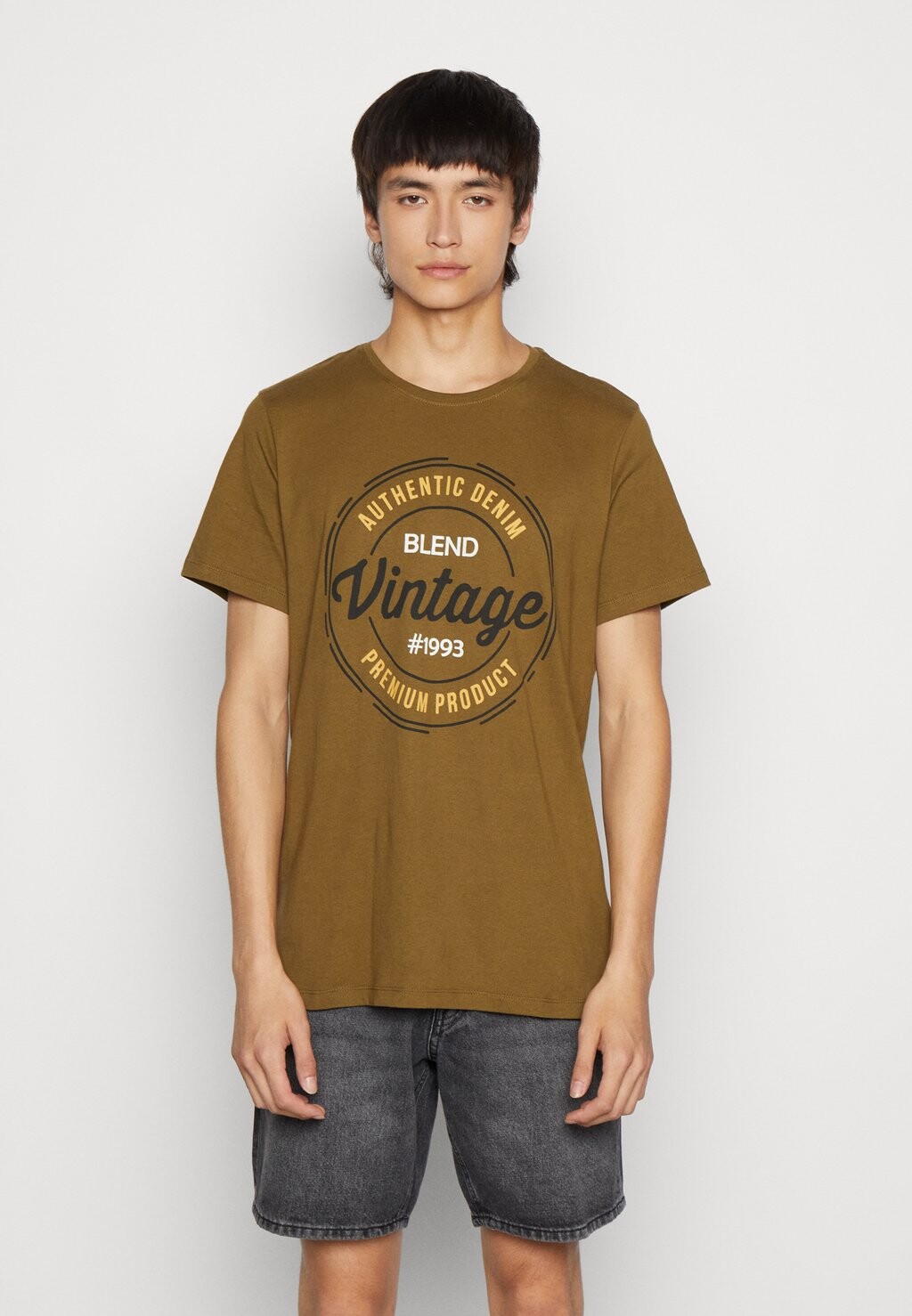 

Футболка с принтом TEE Blend, цвет military olive