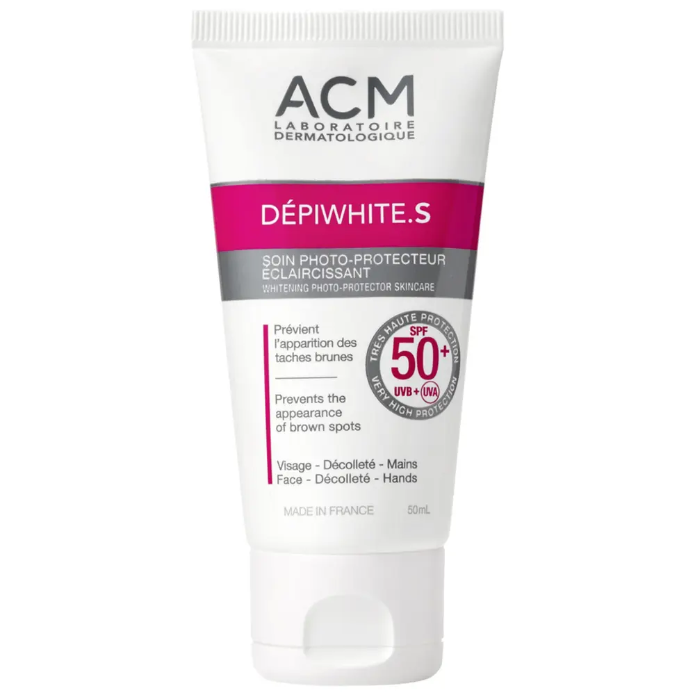 

Солнцезащитный крем Dépiwhite.S Cuidado Fotoprotector Aclarante Spf50 Laboratoire Acm, 50 мл