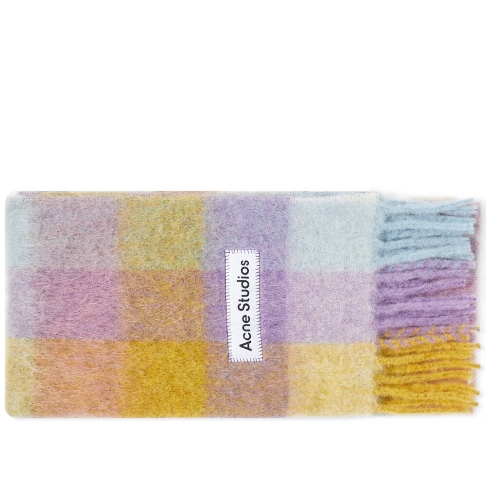

Acne Studios Vally клетчатый шарф