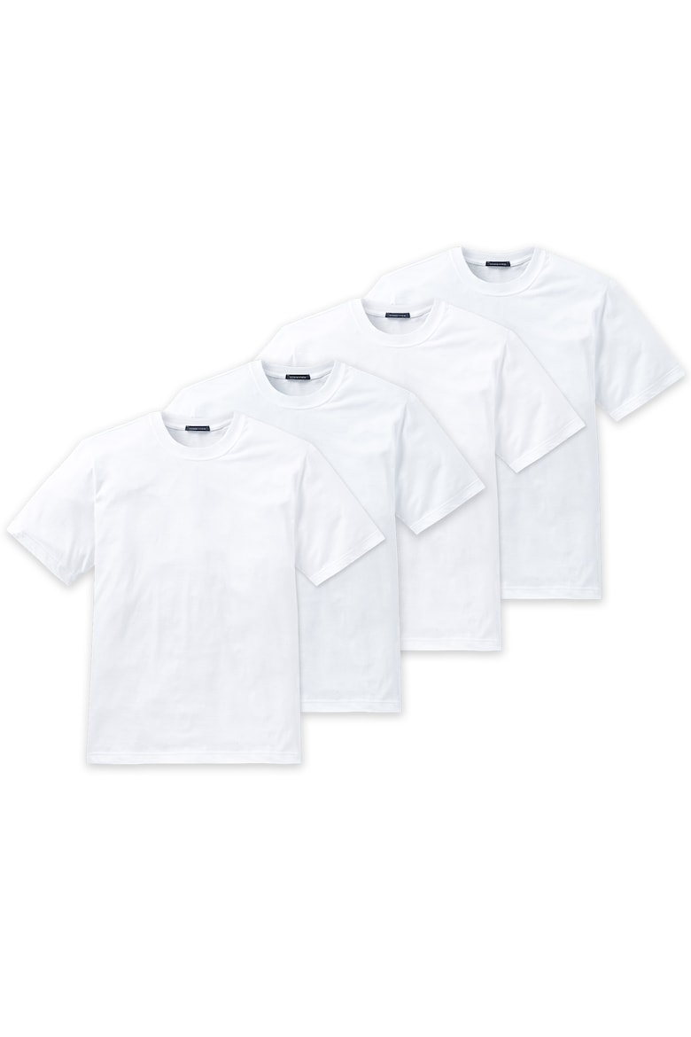 Домашние футболки, 4 шт Schiesser, белый