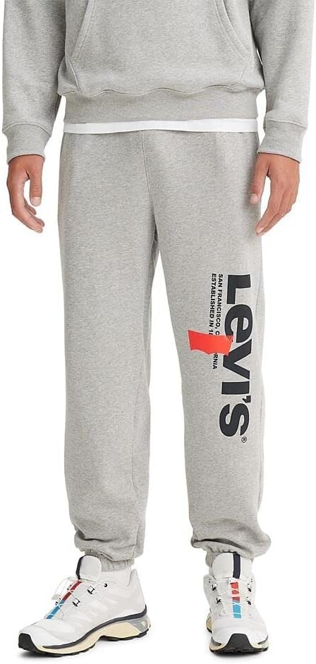 

Брюки Graphic Sweatpants Levi's, цвет Medium Heather Grey