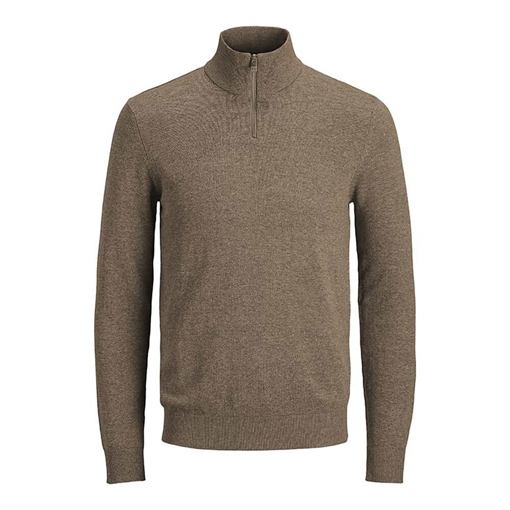

Свитер Jack & Jones Emil Half Zip, коричневый