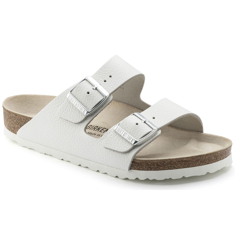 

Сандалии Birkenstock Arizona Natural Etroit Leather, белый