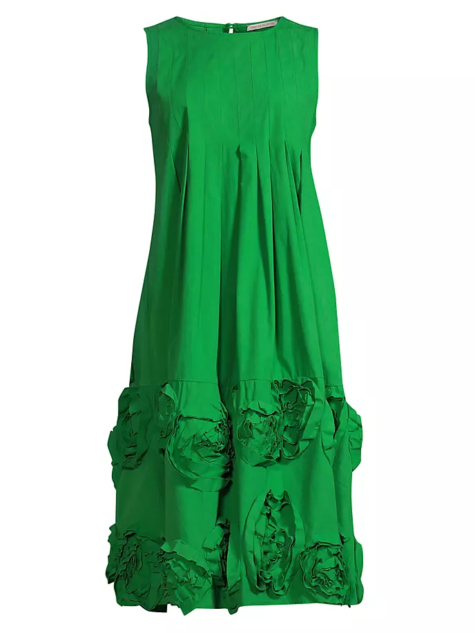 Солнечное платье-миди Frances Valentine, зеленый