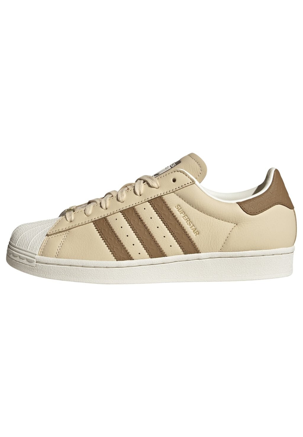 

Низкие кроссовки Superstar adidas Originals, цвет sand strata brown desert off white, Серый
