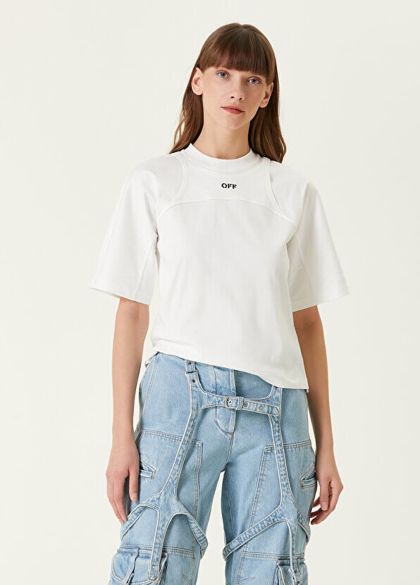 

Белая футболка с логотипом Off-White, Белый