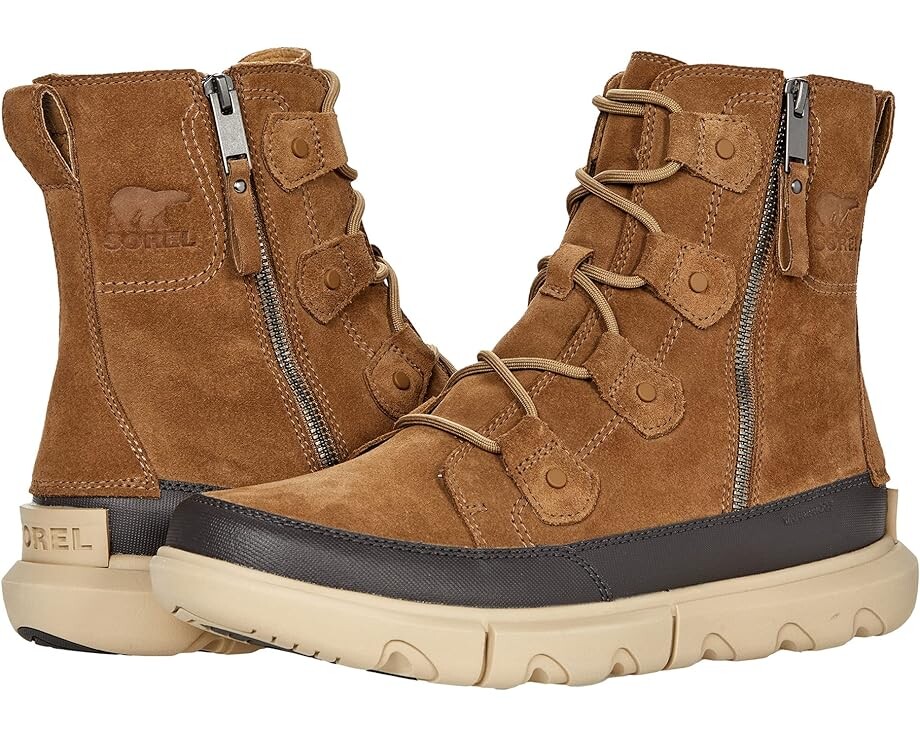 

Ботинки SOREL SOREL Men's Explorer Boot Dual Zip Waterproof, цвет Delta/Jet