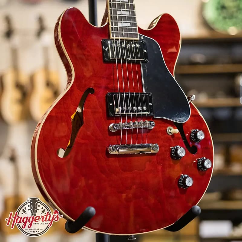 Электрогитара Gibson ES-339 Figured - 60s Cherry with Hardshell Case