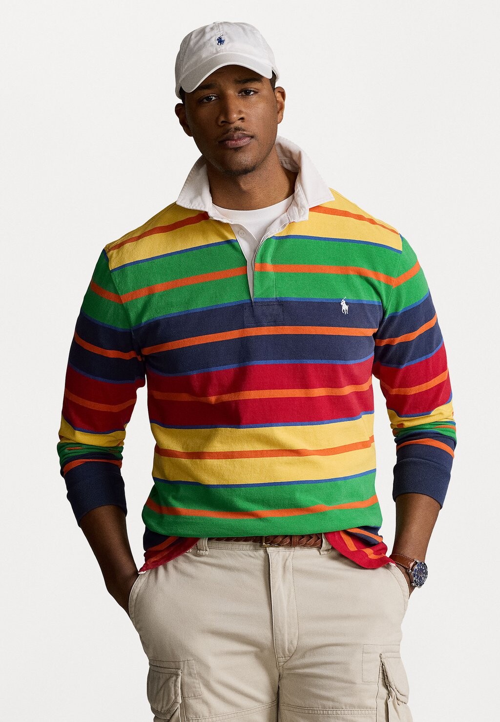 

Рубашка поло Polo Ralph Lauren Big & Tall, мультиколор