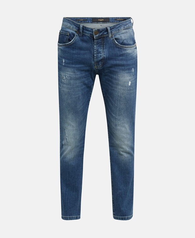 

Джинсы узкого кроя Goldgarn Denim, цвет Slate Blue