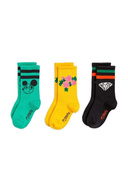 

3 пары детских носков Mini Rodini, мультиколор