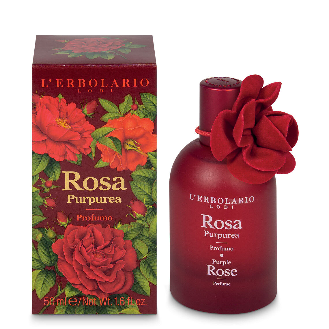 цена Женская парфюмированная вода L'Erbolario Rosa Purpurea, 50 мл