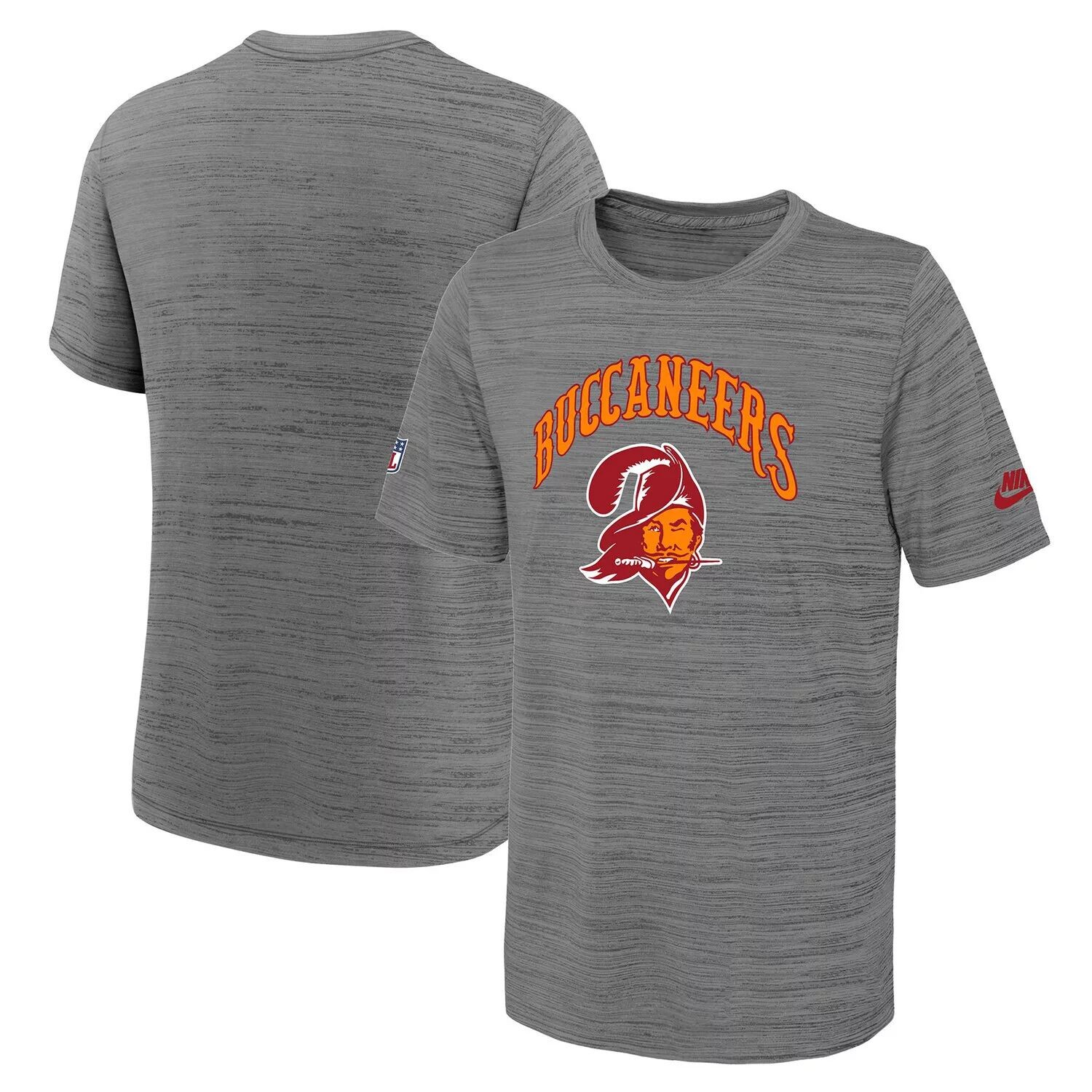 

Молодежная футболка Nike Heather Grey Tampa Bay Buccaneers Throwback Performance Nike