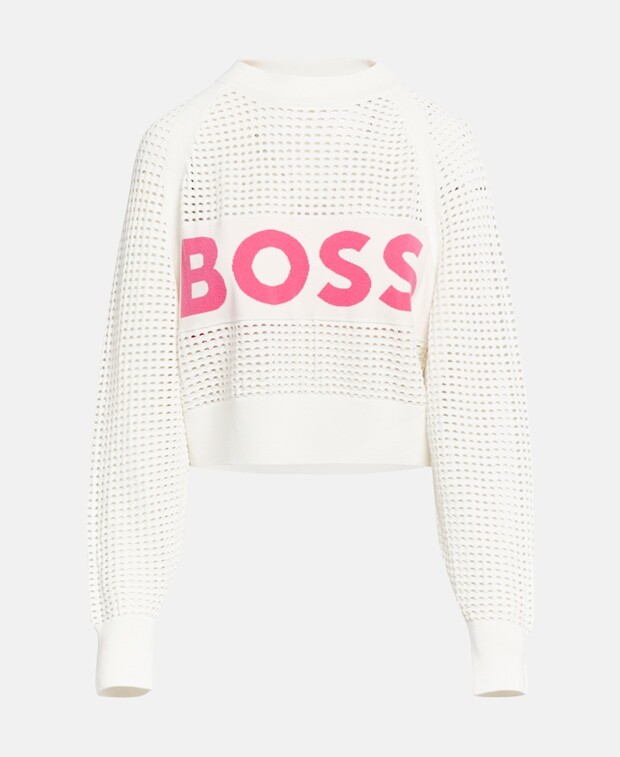 

Джемпер с длинными рукавами Boss Orange, цвет Wool White