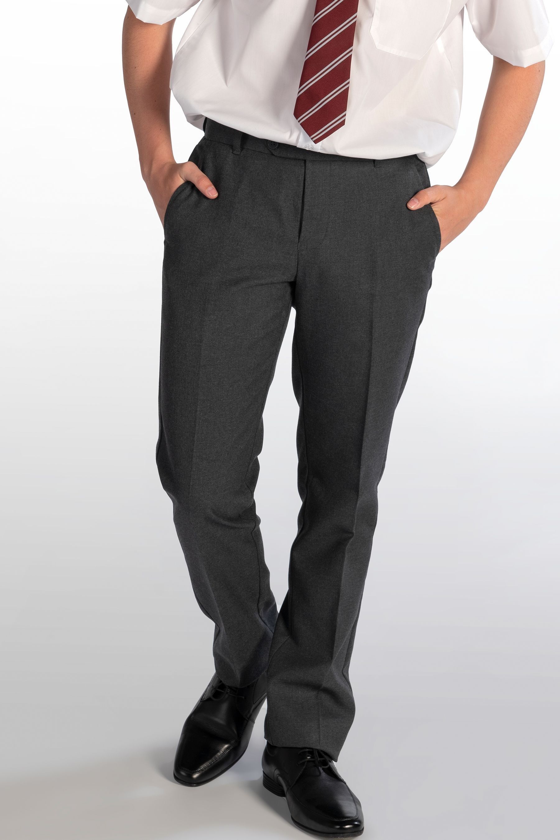 Серые школьные брюки для мальчиков Senior Classic Trutex, серый