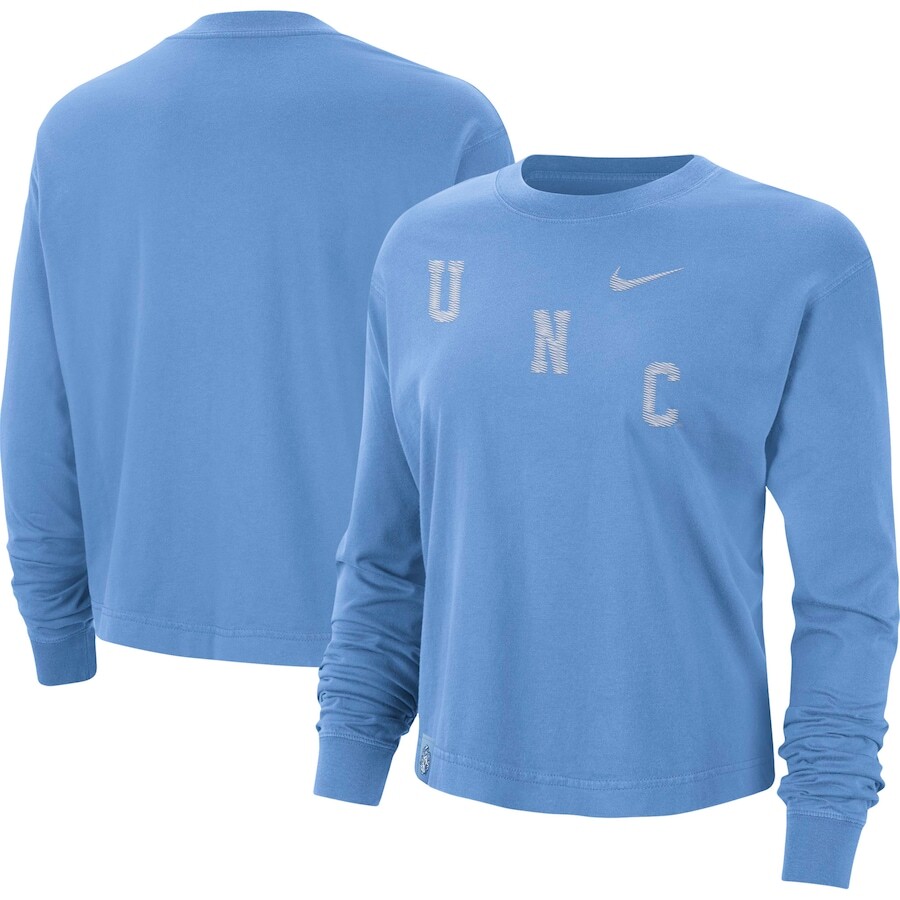 

Футболка с длинным рукавом Nike North Carolina Tar Heels, синий