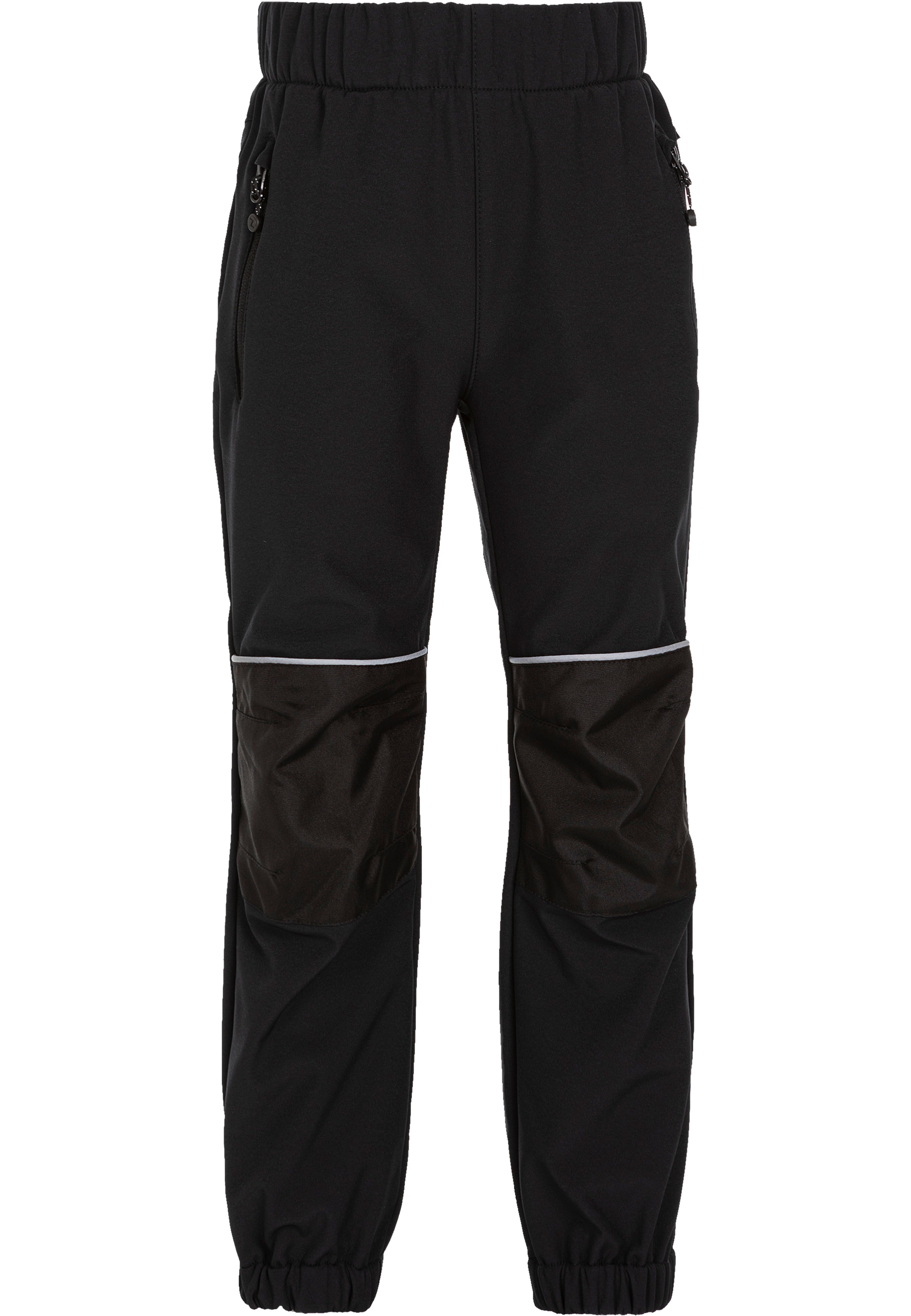 Тканевые брюки Zigzag Softshell Ludo, цвет 1001 Black