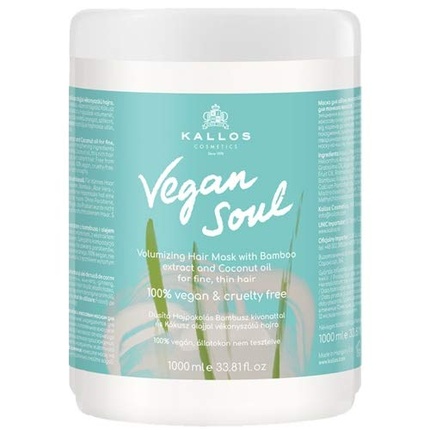 Cosmetics Kjmn Vegan Soul Маска для объема волос 1л, Kallos