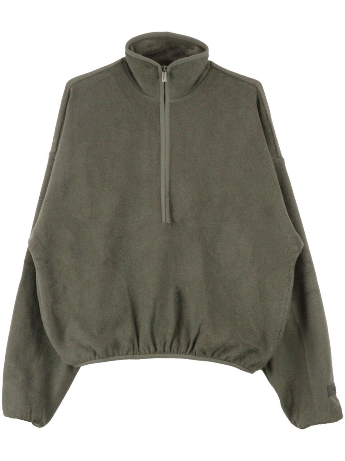 

FEAR OF GOD ESSENTIALS толстовка с воротником на молнии, зеленый