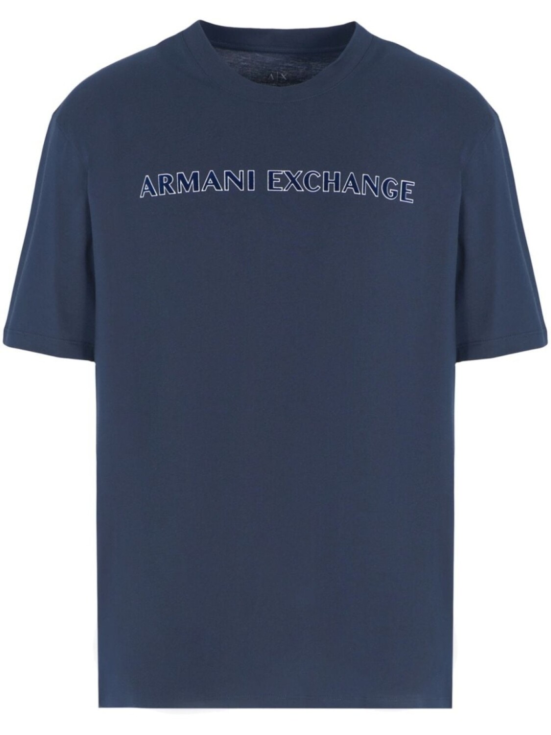 

Armani Exchange футболка с фактурным логотипом, синий