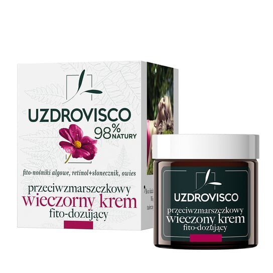 

Вечерний фитодозирующий крем против морщин, 50 мл Uzdrovisco, Fito