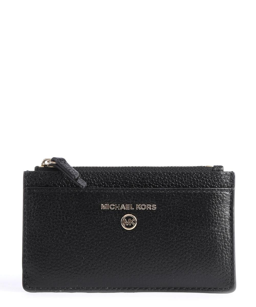 

Кошелек Jet Set из зерненой яловой кожи с подвесками Michael Kors, черный