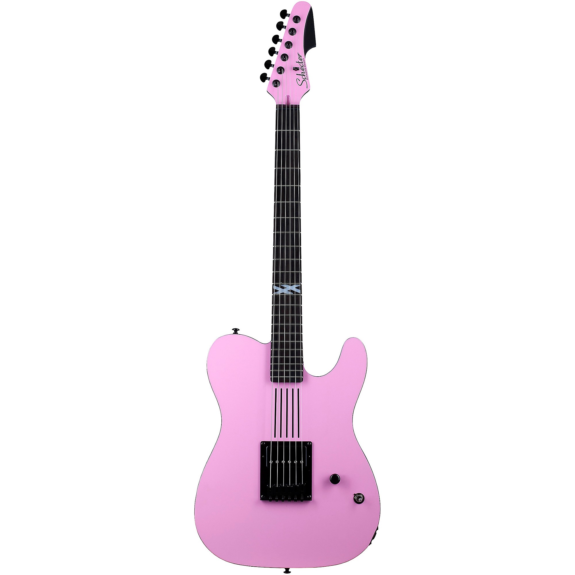 Schecter Guitar Research Machine Gun Kelly PT Электрогитара Ярко-розовый цена и фото