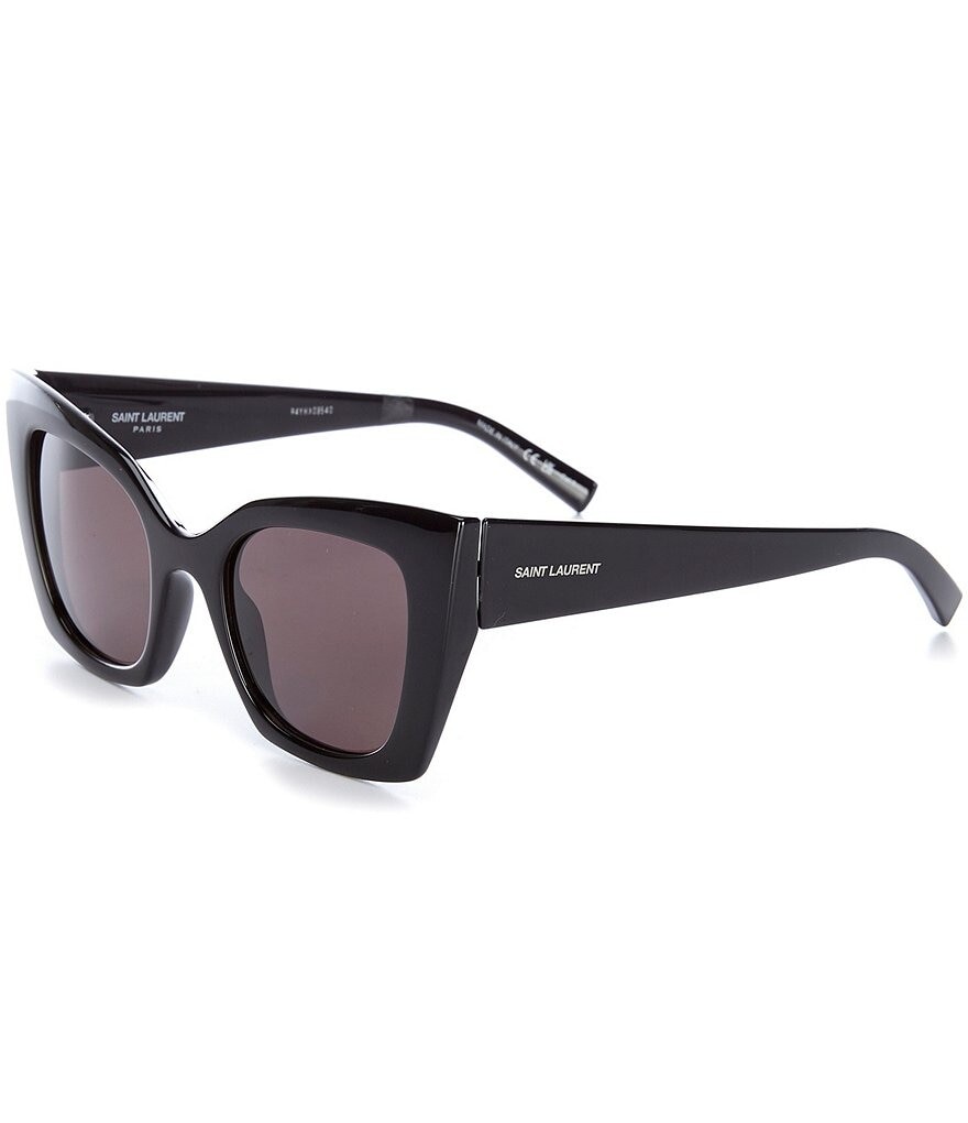 

Женские солнцезащитные очки «кошачий глаз» Saint Laurent SL552 51 мм, черный