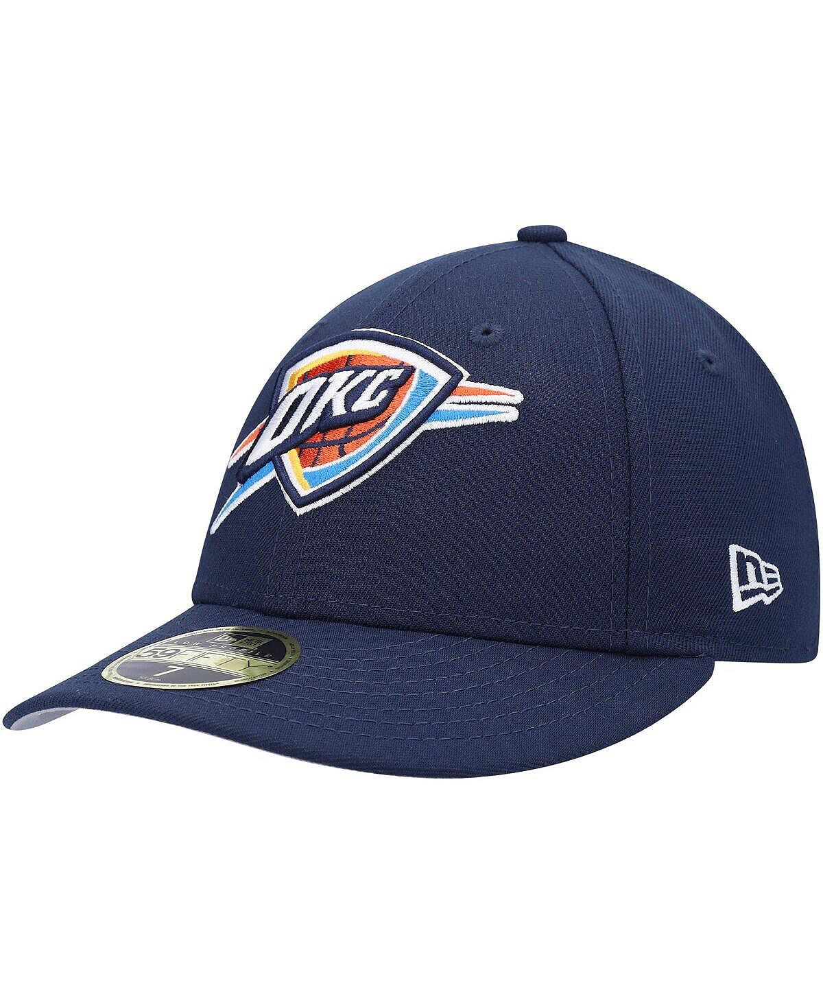 

Мужская темно-синяя приталенная шляпа Oklahoma City Thunder Team Low Profile 59FIFTY New Era
