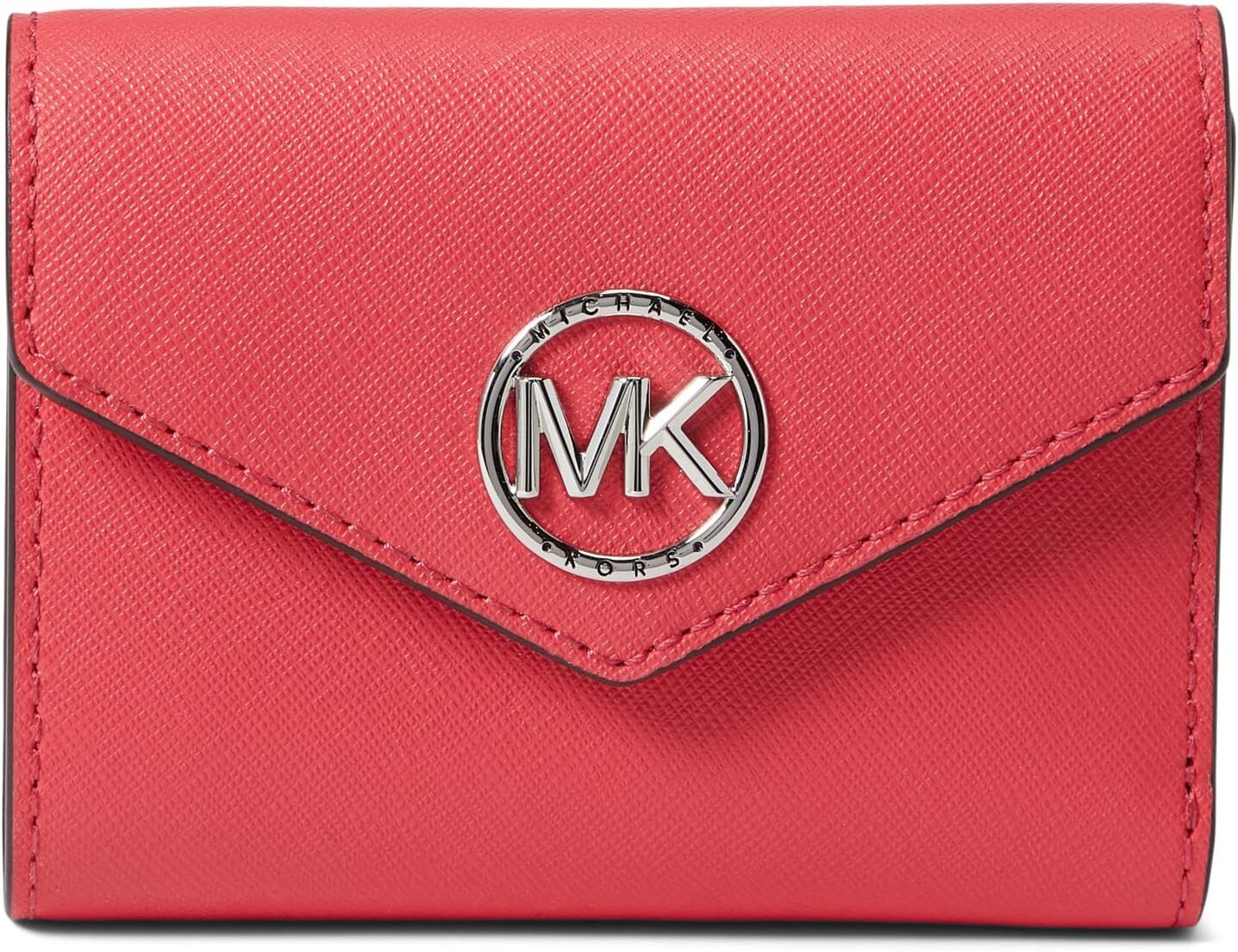 

Кошелек Greenwich Medium Envelope Trifold MICHAEL Michael Kors, цвет Geranium