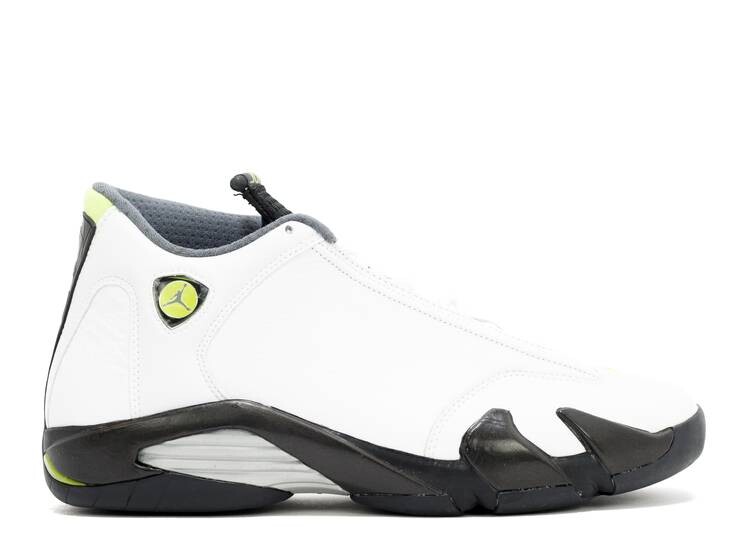 

Кроссовки AIR JORDAN 14 RETRO 'WHITE CHARTREUSE', белый