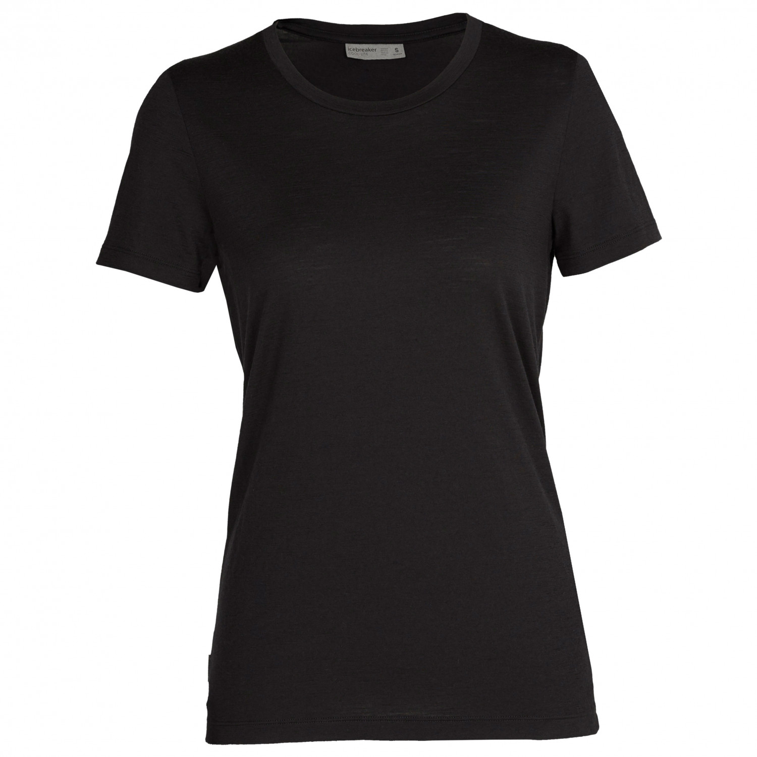 Рубашка из мериноса Icebreaker Women's Tech Lite II S/S Tee, черный