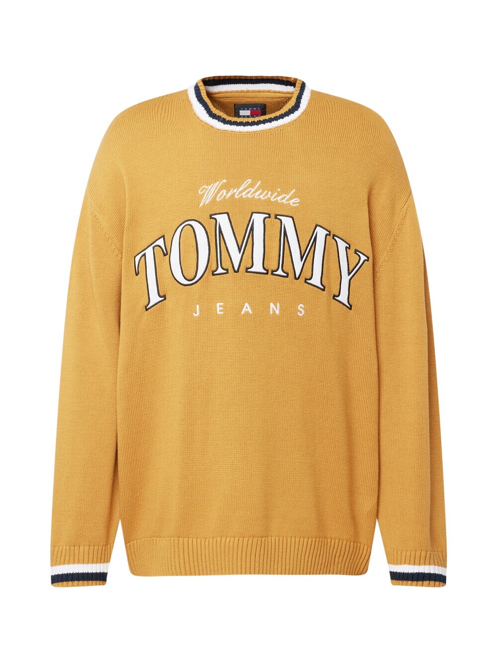 цена Свитер Tommy Hilfiger VARSITY, коньяк