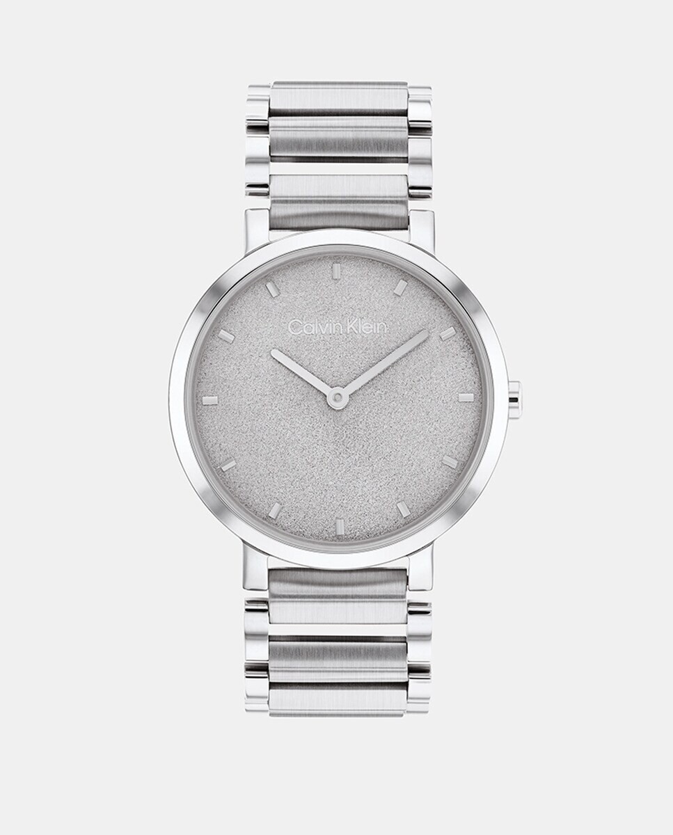 

Open Link 25200085 стальные женские часы Calvin Klein, серебро