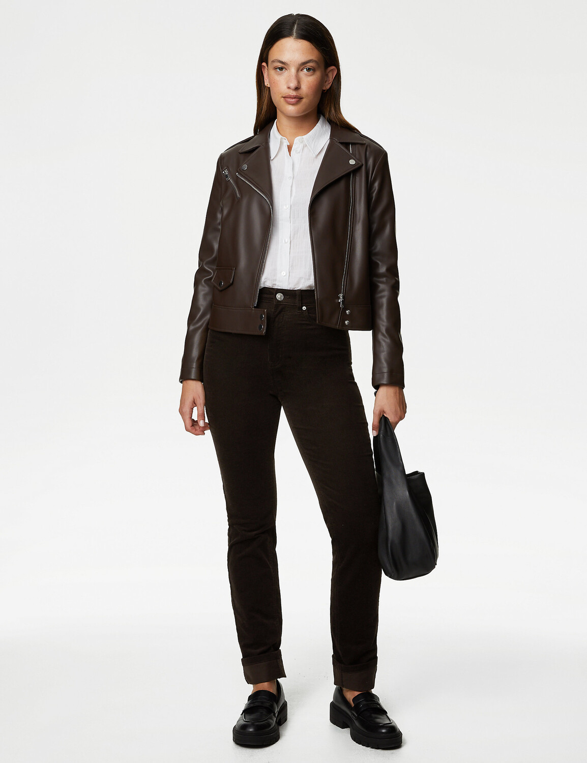 

Вельветовые брюки прямого кроя Sienna Marks & Spencer