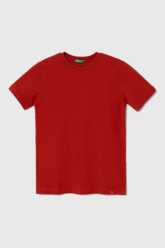 

United Colors of Benetton Детская хлопковая футболка, красный