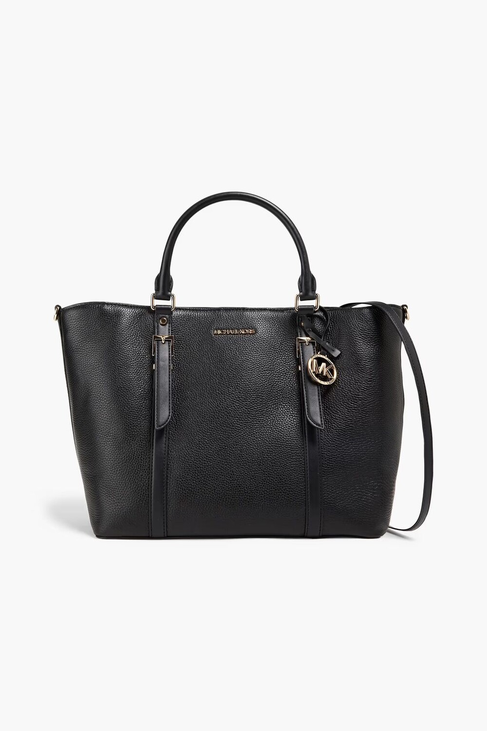 

Сумка-тоут из шагреневой кожи Michael Michael Kors, черный